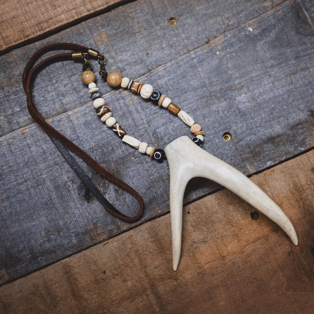 Deer Antler Necklace